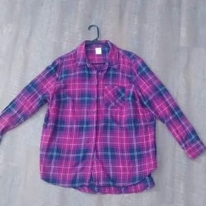 Purple, dark Blue plaid